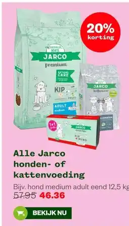 Welkoop Alle Jarco honden- of kattenvoeding aanbieding