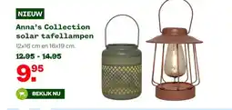 Welkoop Anna's Collection solar tafellampen aanbieding