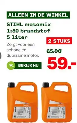 Welkoop STIHL motomix 1:50 brandstof aanbieding