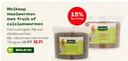 Welkoop Welkoop meelwormen met fruit of calciumwormen aanbieding