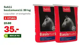Welkoop Subli basismuesli 20 kg aanbieding