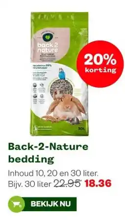 Welkoop Back-2-Nature bedding aanbieding