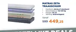TotaalBED Matras Zeta | traagschuim toplaag aanbieding