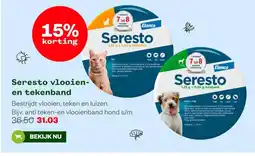 Welkoop Seresto vlooien- en tekenband aanbieding