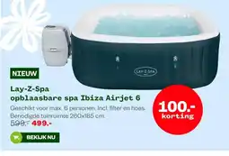 Welkoop Lay-Z-Spa opblaasbare spa Ibiza Airjet 6 aanbieding