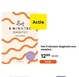 The Read Shop Het 6 minuten dagboek voor moeders aanbieding