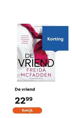 The Read Shop De vriend aanbieding
