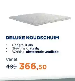 TotaalBED Topmatras Deluxe koudschuim | 140 x 200 cm aanbieding