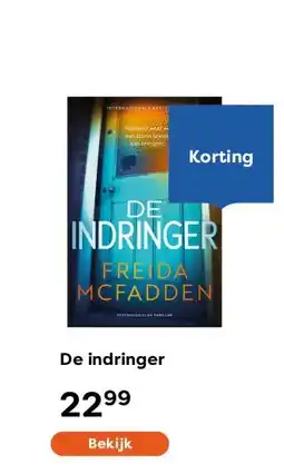 The Read Shop De indringer aanbieding