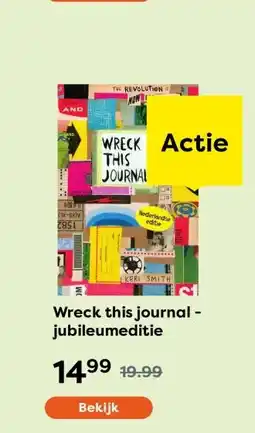 The Read Shop Wreck this journal - jubileumeditie aanbieding