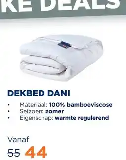 TotaalBED Dekbed Dani 100% bamboe | zomer aanbieding