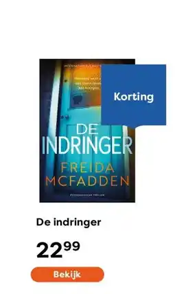 The Read Shop De indringer aanbieding