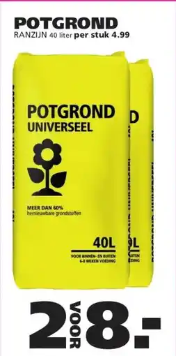 Ranzijn POTGROND aanbieding