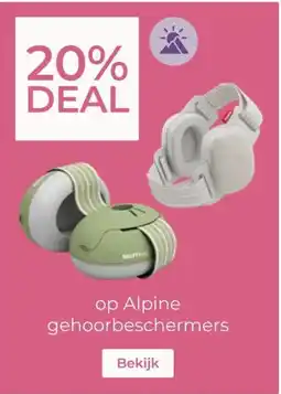 Prenatal op Alpine gehoorbeschermers aanbieding