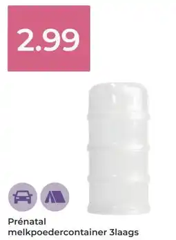 Prenatal Prénatal melkpoedercontainer 3laags aanbieding