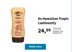 Plein.nl 6x Hawaiian Tropic Luminosity aanbieding