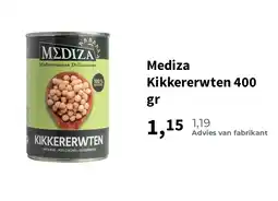 Plein.nl Mediza Kikkererwten 400 gr aanbieding