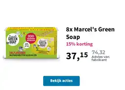 Plein.nl 8x Marcel's Green Soap aanbieding