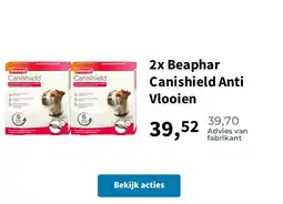Plein.nl 2x Beaphar Canishield Anti Vlooien aanbieding