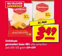 Nettorama Uniekaas gesneden kaas 48+ alle varianten aanbieding