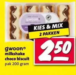 Nettorama gwoonº milkshake choco biscuit aanbieding