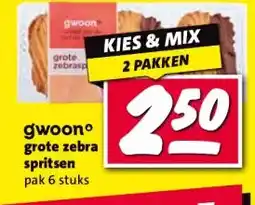 Nettorama gwoonº grote zebra spritsen aanbieding