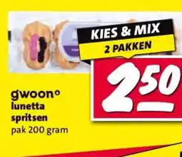 Nettorama gwoonº lunetta spritsen aanbieding