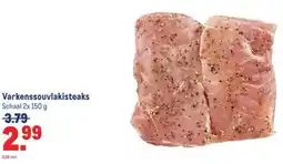Makro Varkenssouvlakisteaks aanbieding