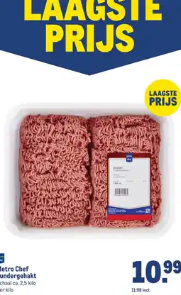Makro Metro Chef rundergehakt aanbieding
