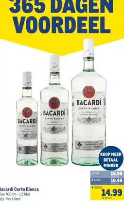 Makro Bacardi Carta Blanca aanbieding