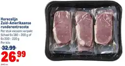 Makro Horecalijn Zuid-Amerikaanse runderentrecote aanbieding