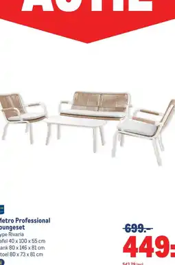 Makro Metro Professional loungeset aanbieding