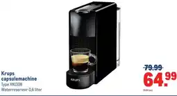 Makro Krups capsulemachine aanbieding