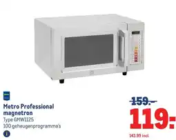 Makro Metro Professional magnetron aanbieding