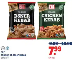 Makro Elifchicken of döner kebab aanbieding