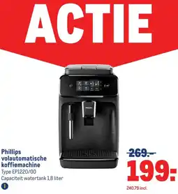Makro Phillips volautomatische koffiemachine aanbieding