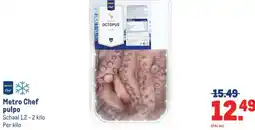 Makro Metro Chef pulpo aanbieding