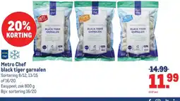Makro Metro Chef black tiger garnalen aanbieding