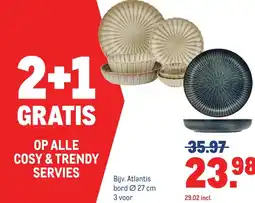Makro OP ALLE COSY & TRENDY SERVIES aanbieding