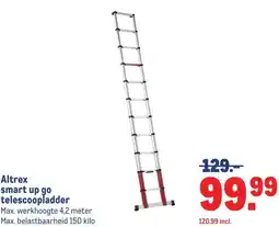 Makro Altrex smart up go telescoopladder aanbieding