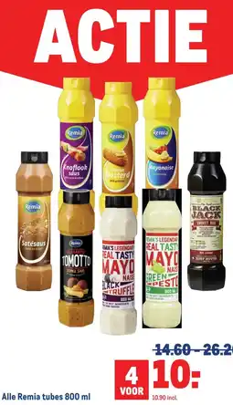 Makro Alle Remia tubes 800 ml aanbieding