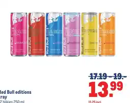 Makro Red Bull editions tray aanbieding