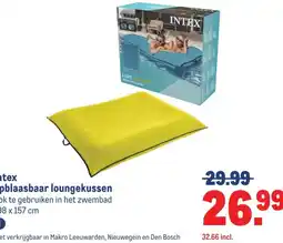 Makro Intex opblaasbaar loungekussen aanbieding