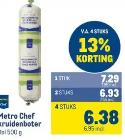 Makro Metro Chef kruidenboter aanbieding
