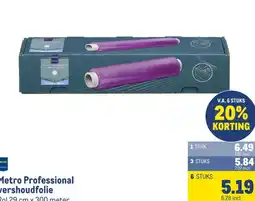 Makro Metro Professional vershoudfolie aanbieding