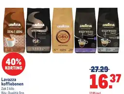 Makro Lavazza koffiebonen aanbieding