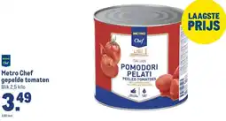 Makro Metro Chef gepelde tomaten aanbieding