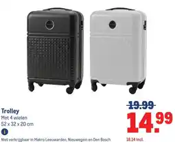 Makro Trolley aanbieding