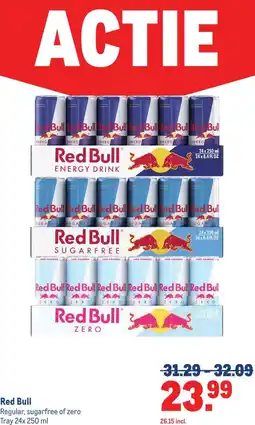 Makro Red Bull aanbieding