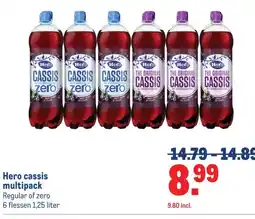 Makro Hero cassis multipack aanbieding